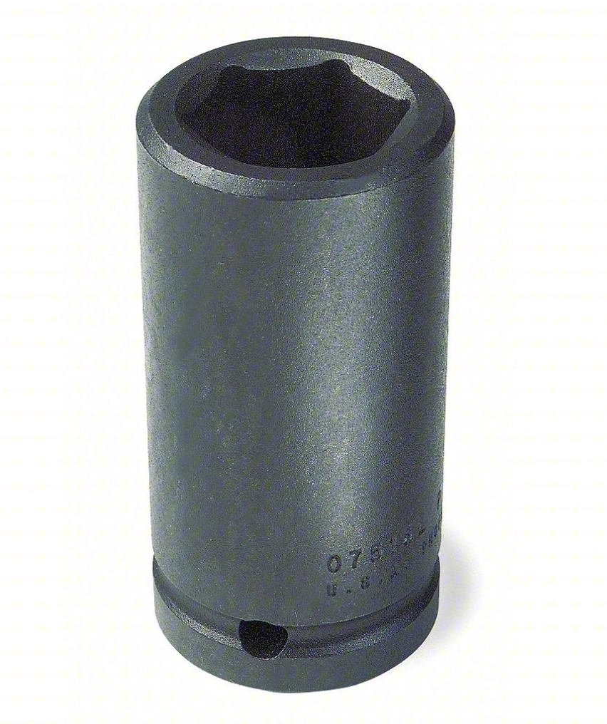 Proto, J07514L, Impact Socket, 3/4 in Drive; 7/8 in Size; 6 Point; 3.300 in Length