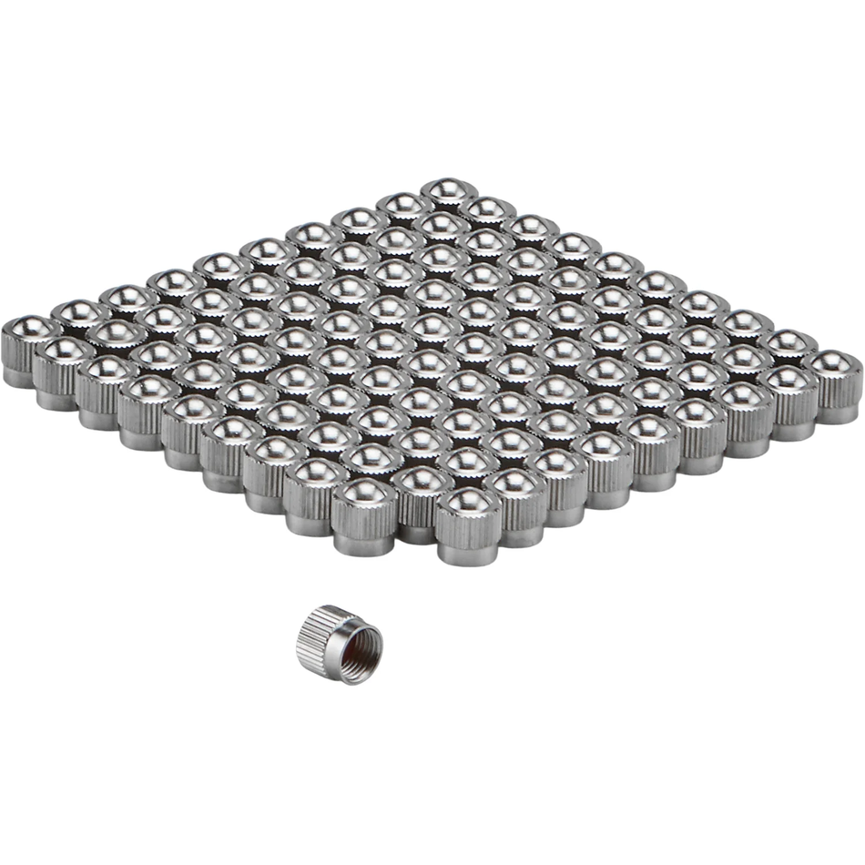 Dome Cap, Metal, Box 100