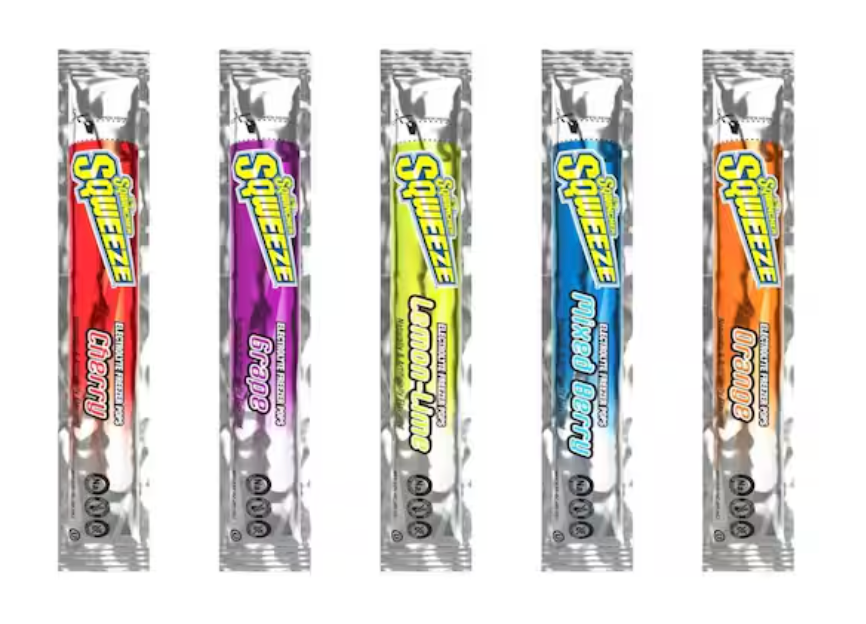 SQWINCHER FREEZER POPS SUGAR FREE  150 PER CASE