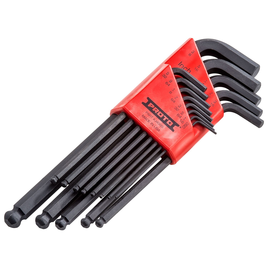 Proto, 13 Piece Round Head Hex Key Set, Screwdrivers & hex keys, PROTO ...